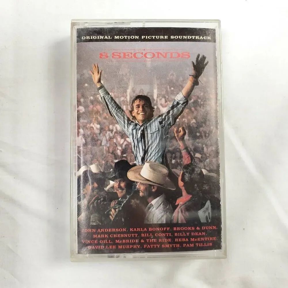 8 Seconds Soundtrack Cassette – Country Movie OST Brooks & Dunn, Reba, Vince Gil